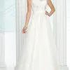 Da Vinci Bridal - 50419 Sleeveless Illusion A-line Dress