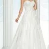 Da Vinci Bridal - 50434 Sweetheart Mid Back Embroidered Dress -Wedding Dresses shop online da vinci bridal 50434 sweetheart mid back embroidered dress wedding dresses 15454372266067