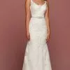 Da Vinci Bridal - 50493 Scoop Neck And Back Sheath Dress