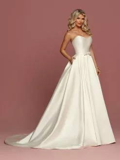 Da Vinci Bridal - 50494 Mikado Strapless Sweetheart Ballgown 7 Da Vinci Bridal - 50494 Mikado Strapless Sweetheart Ballgown -Wedding Dresses shop online da vinci bridal 50494 mikado strapless sweetheart ballgown bridal dresses 2 ivory 28657213276243