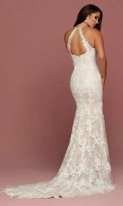 Da Vinci Bridal - 50500 Illusion Halter Neck Lace Applique Tulle Gown 9 Da Vinci Bridal - 50500 Illusion Halter Neck Lace Applique Tulle Gown -Wedding Dresses shop online da vinci bridal 50500 illusion halter neck lace applique tulle gown bridal dresses 15449023938643