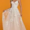 Da Vinci Bridal - 50536 Sweetheart Neck Floral Lace Tulle Wedding Gown 1 Da Vinci Bridal - 50536 Sweetheart Neck Floral Lace Tulle Wedding Gown -Wedding Dresses shop online da vinci bridal 50536 sweetheart neck floral lace tulle wedding gown wedding dresses 15449128534099