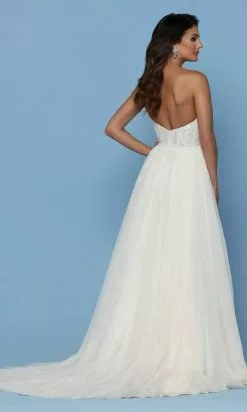 Da Vinci Bridal - 50541 Beaded Lace Corset Bodice Tulle Wedding Gown 5 Da Vinci Bridal - 50541 Beaded Lace Corset Bodice Tulle Wedding Gown -Wedding Dresses shop online da vinci bridal 50541 beaded lace corset bodice tulle wedding gown bridal dresses 15449135153235