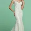 Da Vinci Bridal - 50602 Cap Sleeves Embroidered Mermaid Bridal Gown 1 Da Vinci Bridal - 50602 Cap Sleeves Embroidered Mermaid Bridal Gown -Wedding Dresses shop online da vinci bridal 50602 cap sleeves embroidered mermaid bridal gown bridal dresses 2 white white 15449846743123