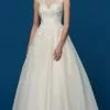 Da Vinci Bridal - 50646 Illusion Bateau Floral Bridal Gown -Wedding Dresses shop online da vinci bridal 50646 illusion bateau floral bridal gown bridal dresses 04 ivory blush nude 28717756874835