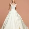 Da Vinci Bridal - V-Neck Pleated Bridal Ballgown 50580 - 1 Pc Ivory In Size 06 Available -Wedding Dresses shop online da vinci bridal v neck pleated bridal ballgown 50580 1 pc ivory in size 06 available ccsale 06 ivory 31669996847187
