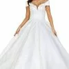 Dancing Queen - 107 Off-Shoulder Pleated Wedding Ballgown 1 Dancing Queen - 107 Off-Shoulder Pleated Wedding Ballgown -Wedding Dresses shop online dancing queen 107 off shoulder pleated wedding ballgown wedding dresses xs off white 14153222750291