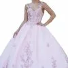 Dancing Queen - 1546 Bead-Garlanded Embroidered Bodice Ballgown