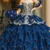 Dancing Queen - 1637 Embellished Sweetheart Tiered Ballgown 1 Dancing Queen - 1637 Embellished Sweetheart Tiered Ballgown -Wedding Dresses shop online dancing queen 1637 embellished sweetheart tiered ballgown quinceanera dresses xs navy 15838082793555
