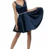 Dancing Queen - 9504 Jeweled Waistband Sweetheart Neck Satin A-line Cocktail Dress - 1 Pc Navy In Size L Available 2 Dancing Queen - 9504 Jeweled Waistband Sweetheart Neck Satin A-line Cocktail Dress - 1 Pc Navy In Size L Available -Wedding Dresses shop online dancing queen 9504 jeweled waistband sweetheart neck satin a line cocktail dress 1 pc navy in size l available ccsale s navy 14191070609491