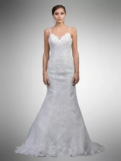 Dancing Queen Bridal - 5 Beaded Lace Sweetheart Mermaid Gown