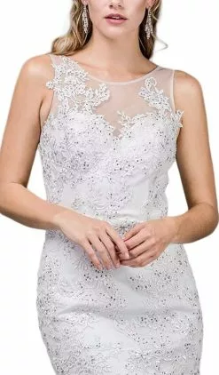 Dancing Queen Bridal - 76 Beaded Lace Trumpet Gown -Wedding Dresses shop online dancing queen bridal 76 beaded lace trumpet gown wedding dresses 11048205221971