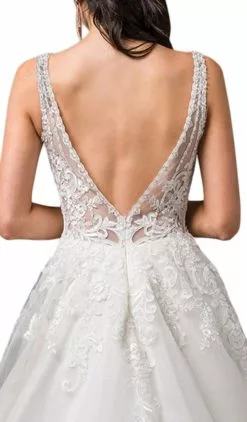 Dancing Queen Bridal - 88 Embroidered V-neck Ballgown 9 Dancing Queen Bridal - 88 Embroidered V-neck Ballgown -Wedding Dresses shop online dancing queen bridal 88 embroidered v neck ballgown special occasion dress 11051213455443