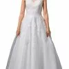 Dancing Queen Bridal - 99 Sleeveless Lace Sweetheart Ballgown -Wedding Dresses shop online dancing queen bridal 99 sleeveless lace sweetheart ballgown wedding dresses xs off white 11043949772883