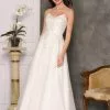 Dave & Johnny 10341W - Spaghetti Strap A-Line Bridal Gown 2 Dave & Johnny 10341W - Spaghetti Strap A-Line Bridal Gown -Wedding Dresses shop online dave johnny 10341w spaghetti strap a line bridal gown special occasion dress 32264574238803