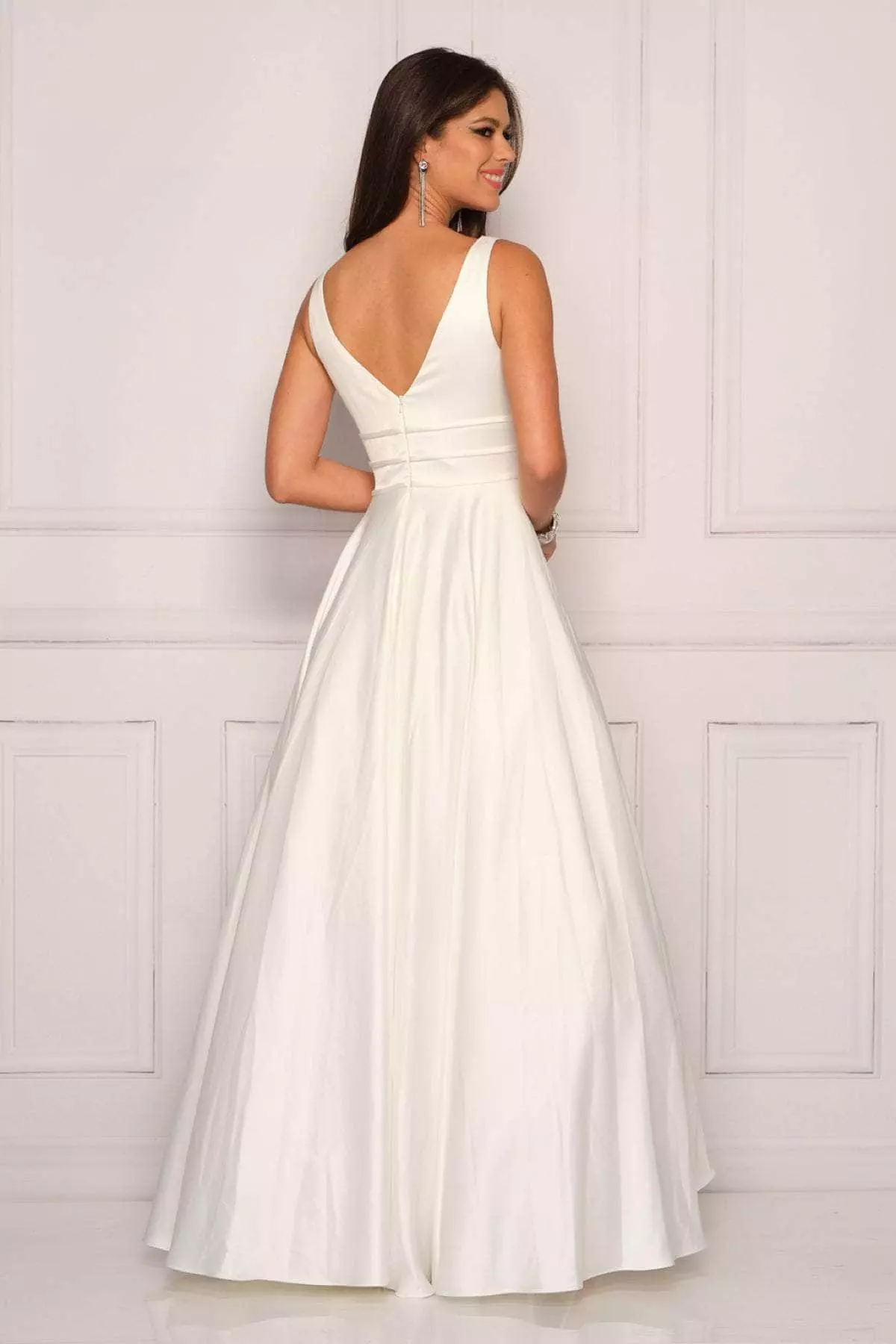 Dave & Johnny 10971 - Sleeveless A-Line Bridal Gown 4 Dave & Johnny 10971 - Sleeveless A-Line Bridal Gown - Image 2