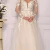 Dave & Johnny Bridal A10299 - Beaded Waistband Bridal Gown