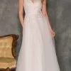 Dave & Johnny Bridal A10318 - Floral Laced Bodice Bridal Gown -Wedding Dresses shop online dave johnny bridal a10318 floral laced bodice bridal gown special occasion dress 0 ivory 30926058291283