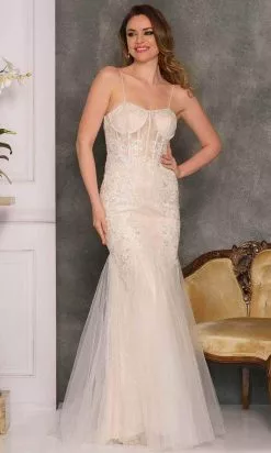 Dave & Johnny Bridal A10374 - Corset Bodice Bridal Gown