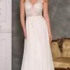 Dave & Johnny Bridal A10463 - Sheer Bodice Bridal Gown -Wedding Dresses shop online dave johnny bridal a10463 sheer bodice bridal gown special occasion dress 0 ivory 30926234452051