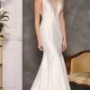 Dave & Johnny Bridal A10470 - V-Neck And Back Bridal Gown 2 Dave & Johnny Bridal A10470 - V-Neck And Back Bridal Gown -Wedding Dresses shop online dave johnny bridal a10470 v neck and back bridal gown special occasion dress 0 ivory 30926247919699