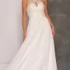 Dave & Johnny Bridal A10549 - Keyhole Neckline Bridal Gown -Wedding Dresses shop online dave johnny bridal a10549 keyhole neckline bridal gown special occasion dress 0 ivory 30926389215315