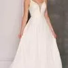 Dave & Johnny Bridal A10550 - Strappy Back Bridal Gown 2 Dave & Johnny Bridal A10550 - Strappy Back Bridal Gown -Wedding Dresses shop online dave johnny bridal a10550 strappy back bridal gown special occasion dress 0 ivory 30926398324819