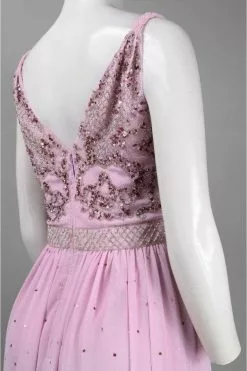 Decode 1.8 - Braided Strap Bedazzled Chiffon Gown 182303 -Wedding Dresses shop online decode 1 8 braided strap bedazzled chiffon gown 182303 special occasion dress 29047584686163