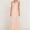 Elizabeth K Bridal - GL1539 Lace Embellished Illusion Jewel Sheath Dress -Wedding Dresses shop online elizabeth k bridal gl1539 lace embellished illusion jewel sheath dress mother of the bride dresses xs blush 28828166160467
