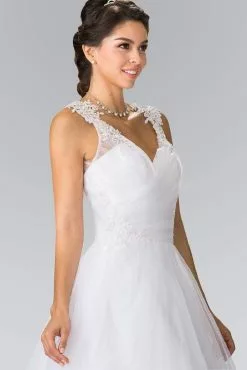 Elizabeth K Bridal - GL2202 Embroidered Ruched Bridal Dress -Wedding Dresses shop online elizabeth k bridal gl2202 embroidered ruched bridal dress special occasion dress 5412820353081