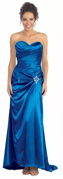 Elizabeth K - GL1019 Spliced Ruching Charmeuse Gown 7 Elizabeth K - GL1019 Spliced Ruching Charmeuse Gown -Wedding Dresses shop online elizabeth k gl1019 spliced ruching charmeuse gown special occasion dress xs royal blue 28955174862931