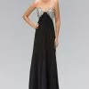Elizabeth K - GL1151 Jewel Accented Sweetheart Chiffon Dress