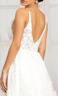 Elizabeth K GL1984 - Sleeveless Floral A-Line Dress 10 Elizabeth K GL1984 - Sleeveless Floral A-Line Dress -Wedding Dresses shop online elizabeth k gl1984 sleeveless floral a line dress wedding dresses 30134760996947