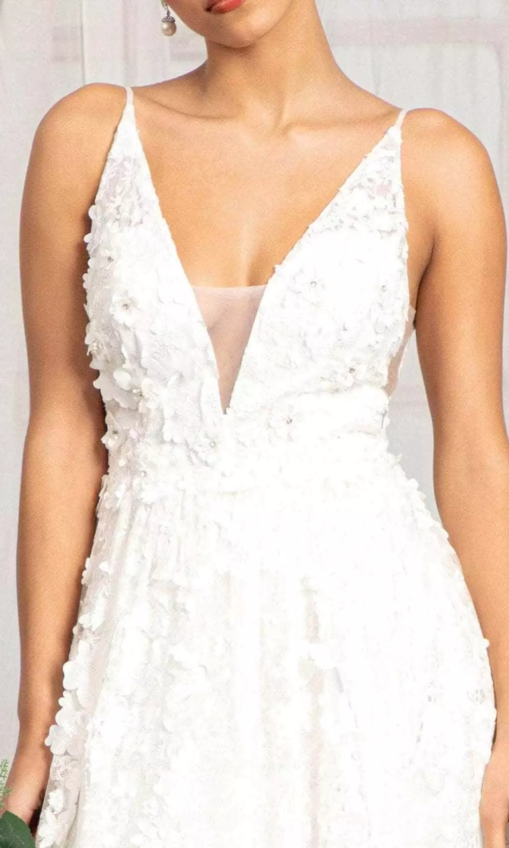 Elizabeth K GL1984 - Sleeveless Floral A-Line Dress 7 Elizabeth K GL1984 - Sleeveless Floral A-Line Dress - Image 5