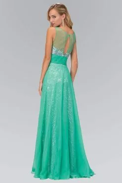 Elizabeth K - GL2014 Sequined Bateau Neck A-Line Gown 9 Elizabeth K - GL2014 Sequined Bateau Neck A-Line Gown -Wedding Dresses shop online elizabeth k gl2014 sequined bateau neck a line gown special occasion dress 28955719499859