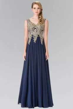 Elizabeth K - GL2311 Intricate Lace V-Neck A-Line Gown - 1 Pc Navy In Size L Available 8 Elizabeth K - GL2311 Intricate Lace V-Neck A-Line Gown - 1 Pc Navy In Size L Available -Wedding Dresses shop online elizabeth k gl2311 intricate lace v neck a line gown 1 pc burgundy in size xl available ccsale xs navy 14122395074643