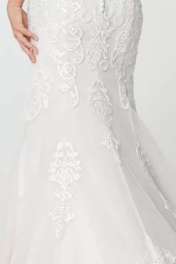 Elizabeth K - GL2818 Embellished Illusion Jewel Trumpet Bridal Dress 9 Elizabeth K - GL2818 Embellished Illusion Jewel Trumpet Bridal Dress -Wedding Dresses shop online elizabeth k gl2818 embellished illusion jewel trumpet bridal dress wedding dresses 28768821051475