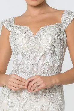 Elizabeth K - GL2822 Jewel Embroidered Sweetheart Trumpet Gown -Wedding Dresses shop online elizabeth k gl2822 jewel embroidered sweetheart trumpet gown wedding dresses 28770091008083