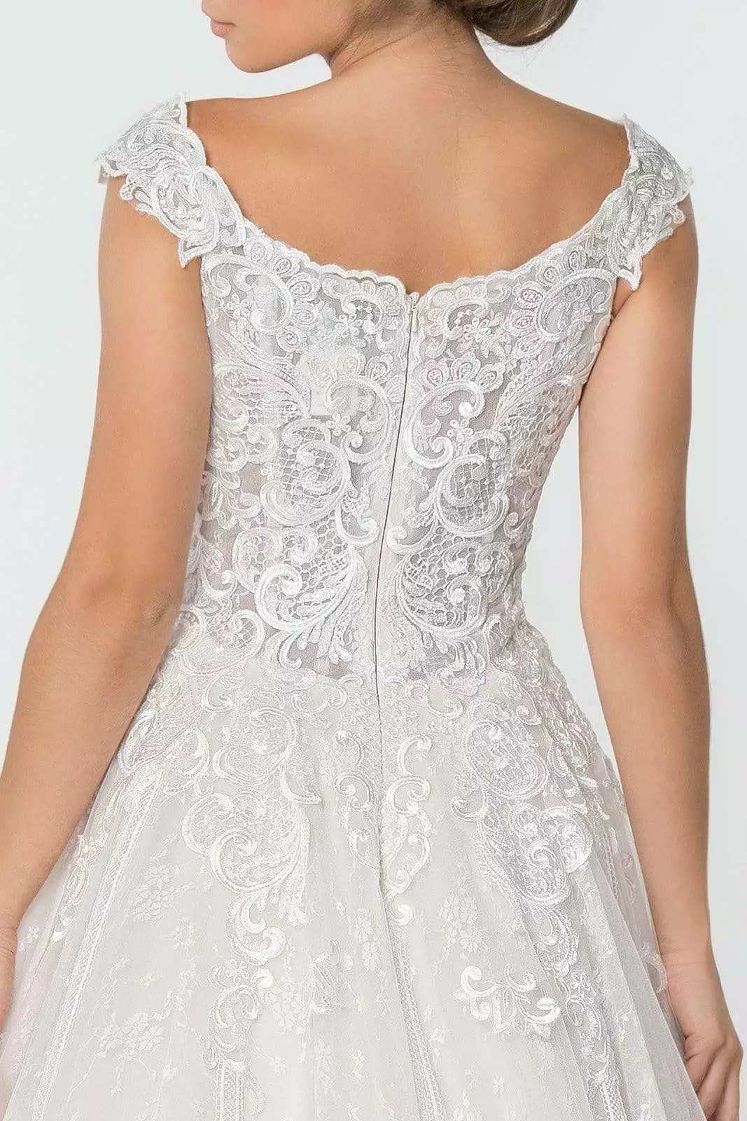 Elizabeth K - GL2823 Embellished Lace A-line Wedding Gown 6 Elizabeth K - GL2823 Embellished Lace A-line Wedding Gown - Image 4