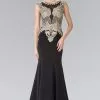 Elizabeth K - Gold Toned Embroidered Beaded Bodice Gown GL1461 2 Elizabeth K - Gold Toned Embroidered Beaded Bodice Gown GL1461 -Wedding Dresses shop online elizabeth k gold toned embroidered beaded bodice gown gl1461 evening dressses xs black 5412140384313