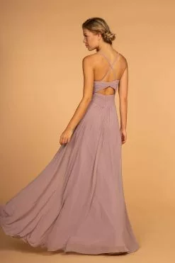 Elizabeth K - Plunging Crisscross Pleated Bodice A-Line Gown GL2609 15 Elizabeth K - Plunging Crisscross Pleated Bodice A-Line Gown GL2609 -Wedding Dresses shop online elizabeth k plunging crisscross pleated bodice a line gown gl2609 1 pc teal in size s available ccsale s teal 14179771285587