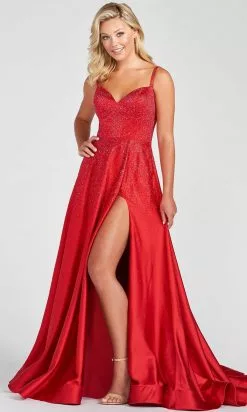 Ellie Wilde EW122015 - Crisscross Back Prom Gown -Wedding Dresses shop online ellie wilde ew122015 crisscross back prom gown special occasion dress 29672548270163