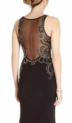 Aspeed Design - Embellished Halter Sheath Evening Dress -Wedding Dresses shop online embellished halter sheath evening dress dress 28858975584339