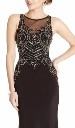 Aspeed Design - Embellished Halter Sheath Evening Dress -Wedding Dresses shop online embellished halter sheath evening dress dress 5654804234297