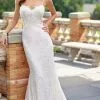 Enchanting By Mon Cheri - 117190 Lace Fit And Flare Bridal Gown -Wedding Dresses shop online enchanting by mon cheri 117190 lace fit and flare bridal gown bridal dresses 0 ivory 15650386444371