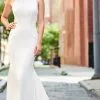Enchanting By Mon Cheri - 120163 Pearl Accented Trumpet Bridal Gown