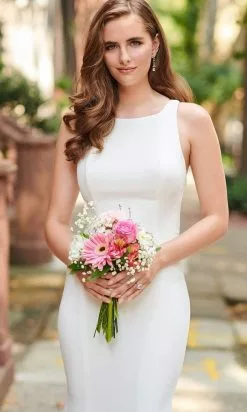 Enchanting By Mon Cheri - 120176 Ornate Illusion Back Long Bridal Gown -Wedding Dresses shop online enchanting by mon cheri 120176 ornate illusion back long bridal gown bridal dresses 15681003192403