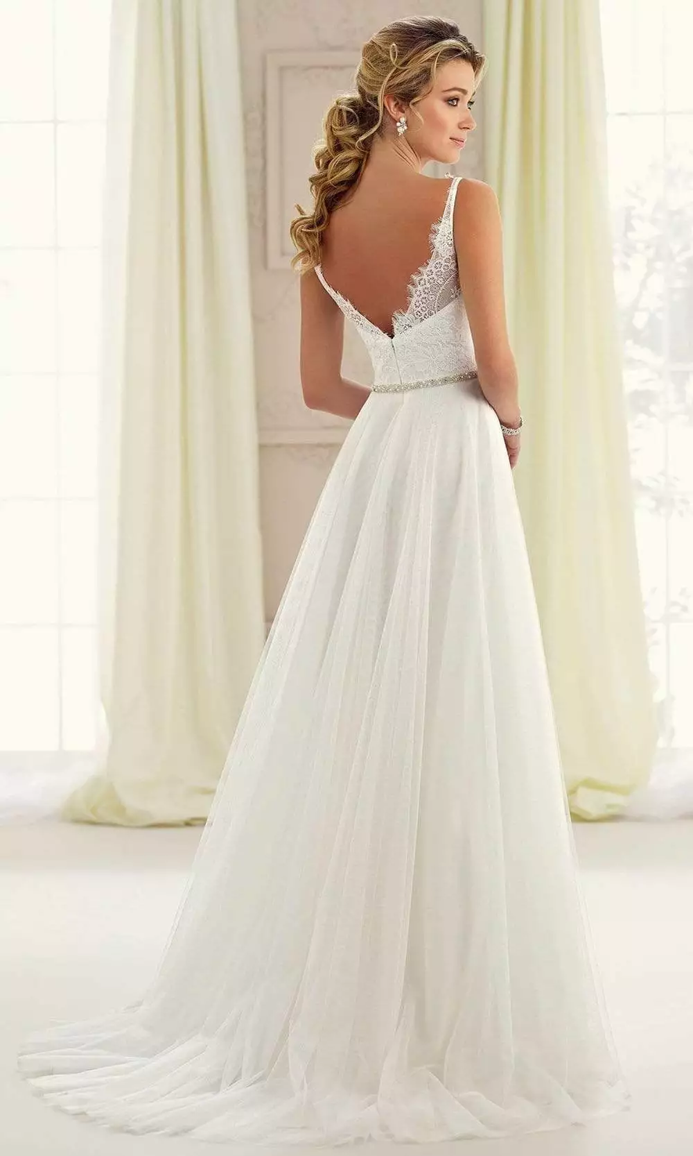 Enchanting By Mon Cheri - 217105 English Lace Bridal Dress 4 Enchanting By Mon Cheri - 217105 English Lace Bridal Dress - Image 2