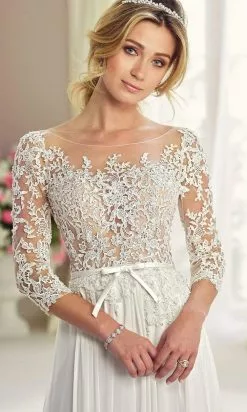 Enchanting By Mon Cheri - 217108 Illusion Quarter Sleeve Flowy Dress 7 Enchanting By Mon Cheri - 217108 Illusion Quarter Sleeve Flowy Dress -Wedding Dresses shop online enchanting by mon cheri 217108 illusion quarter sleeve flowy dress bridal dresses 15692527730771