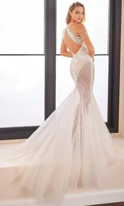 Enchanting By Mon Cheri - 221155 Halter Dangling Beaded Daring Gown 7 Enchanting By Mon Cheri - 221155 Halter Dangling Beaded Daring Gown -Wedding Dresses shop online enchanting by mon cheri 221155 halter dangling beaded daring gown bridal dresses 28325060247635